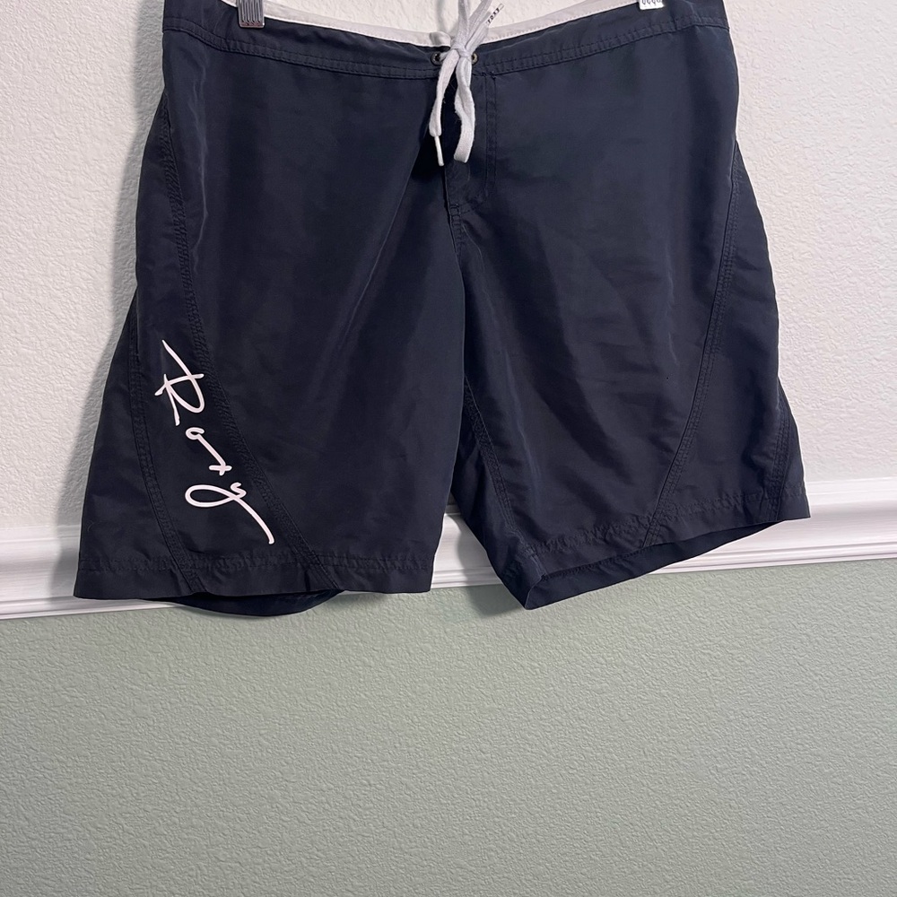 Roxy Black Board Shorts Quick-Drying Adjustable Fit